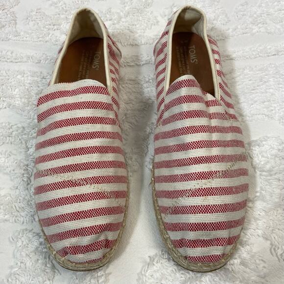 TOMS Alpargata Slip On Classic Canvas Women's Sz 9 Comfy Streetwear Minimalist - Picture 1 of 8